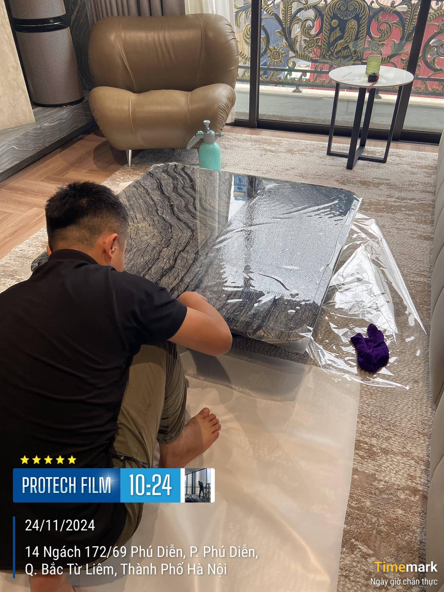 Dán phim PPF cho mặt bàn